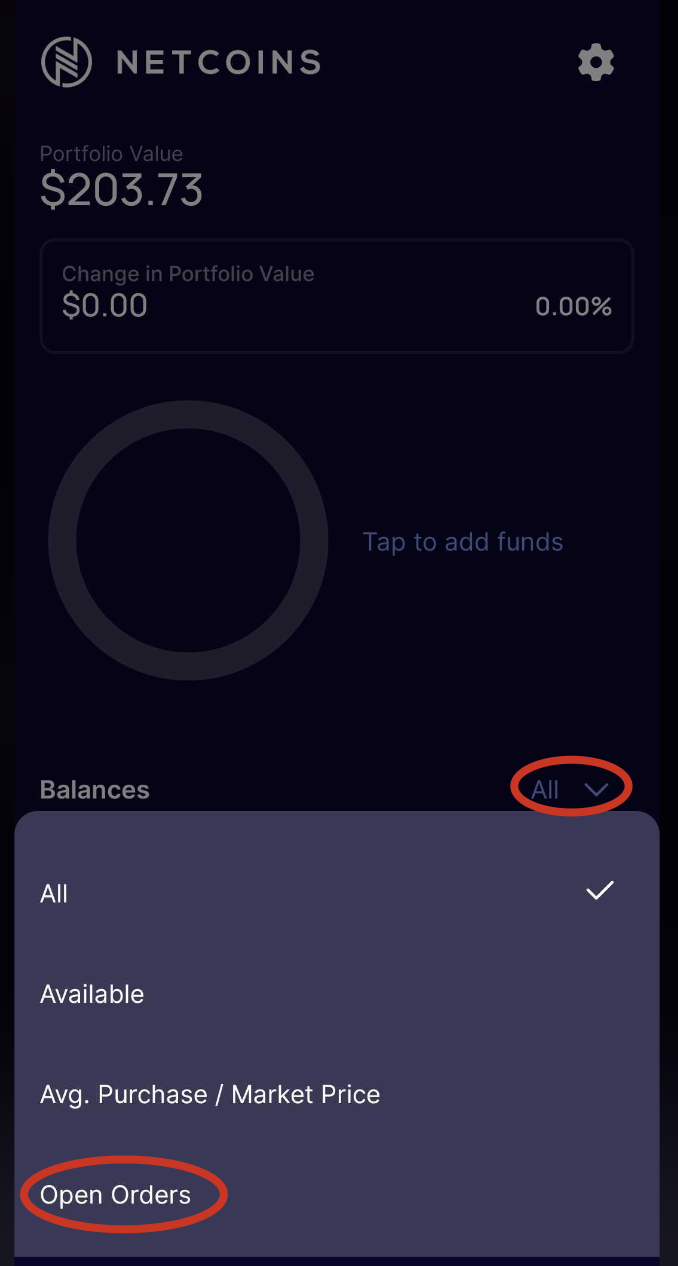 Limit Orders – Netcoins