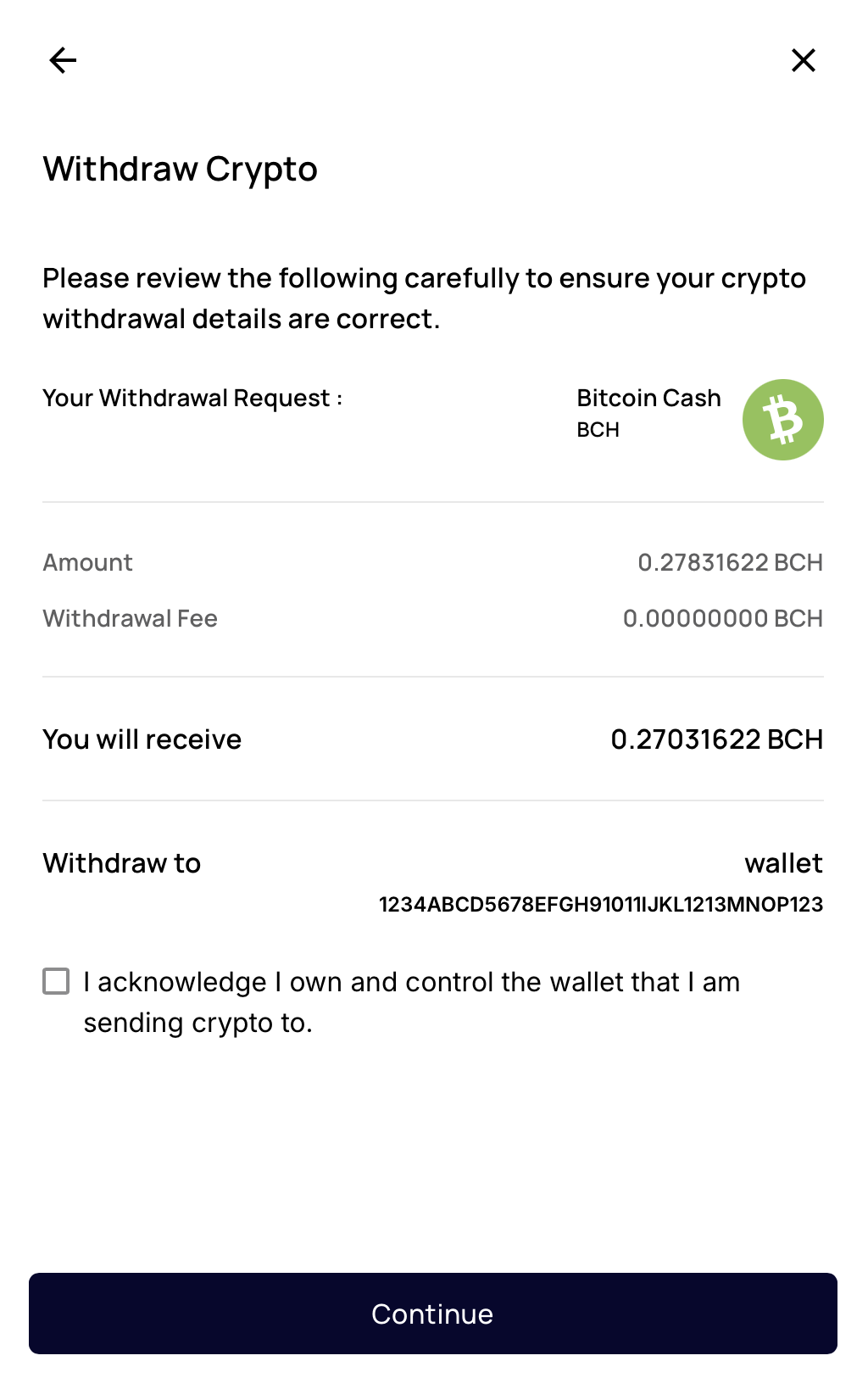 Withdrawal - Cryptocurrency – Netcoins